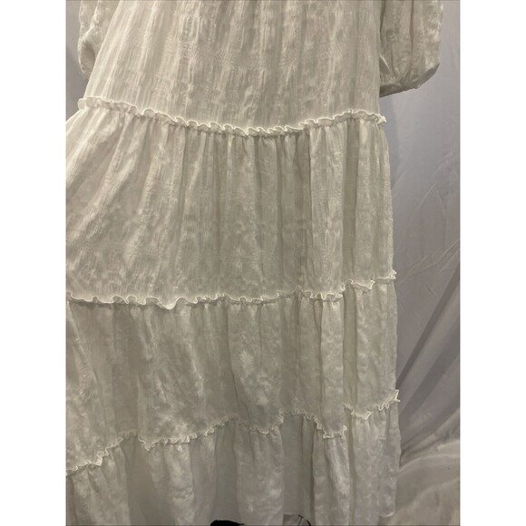 NWT North end Prairie Cottagecore White peasant dress - Picture 4 of 9